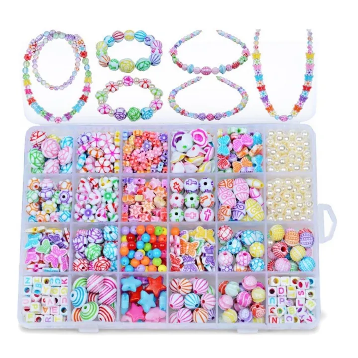 1%20Set%20Children%20Kids%20Girls%20DIY%20Bracelet%20Beads%2024%20Compartment%20Arts%20Craft%20Jewelry%20Making%20Box%20-%20Image%209