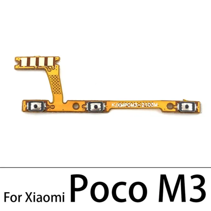 New%20Compatible%20For%20Xiaomi%20Poco%20X3%20NFC%20/%20Poco%20M3%20Power%20Button%20On%20Off%20Volume%20Switch%20Connector%20Flex%20Cable%20-%20Image%202
