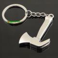 Metal Axe with Claw Keyring Axe Shape Mini Tool Key Ring Keychain Key Holder. 