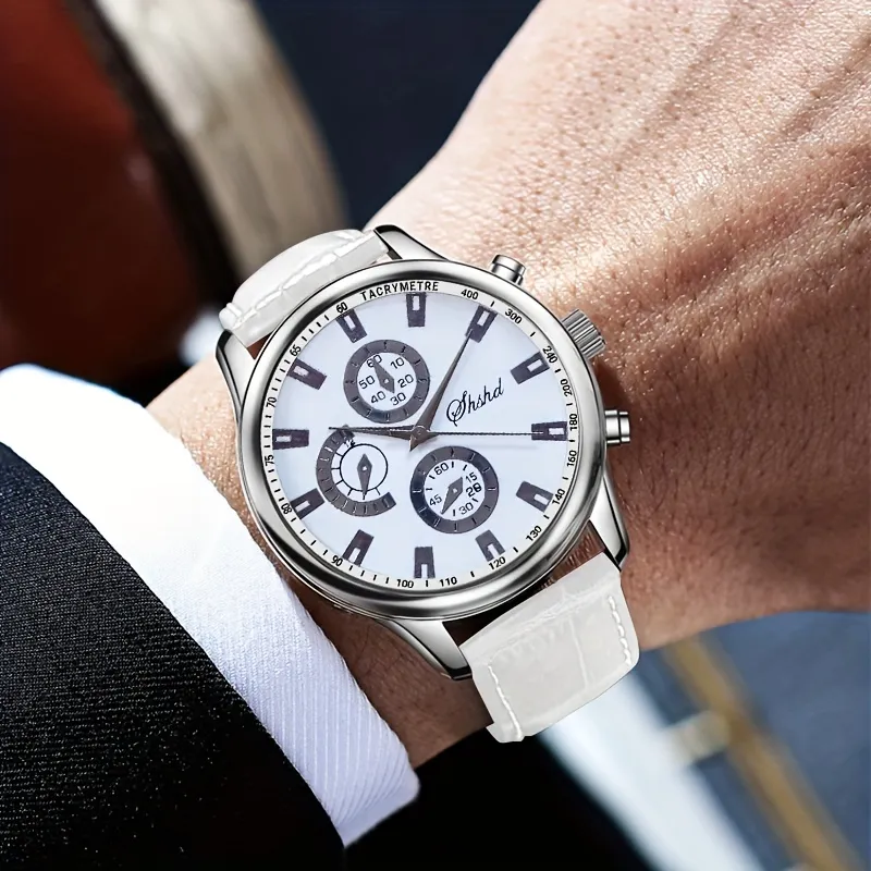 Reloj de Cuarzo Elegante para Hombre: Precisión Fiable, Correa