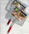 BBQ Net Holder Clip 9.5x14 inchi - Silver. 