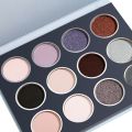 DE'LANCI Node Black Eyeshadow Palette Smokey Pigmented ​Matte Glitter for Eyes Pigment Make up Pallet Cute Small Long-Lasting. 