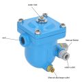 Automatic Drain Valve, Robust Low Loss Pneumatic Auto Water Drainer Noiseless for Air Compressor.
