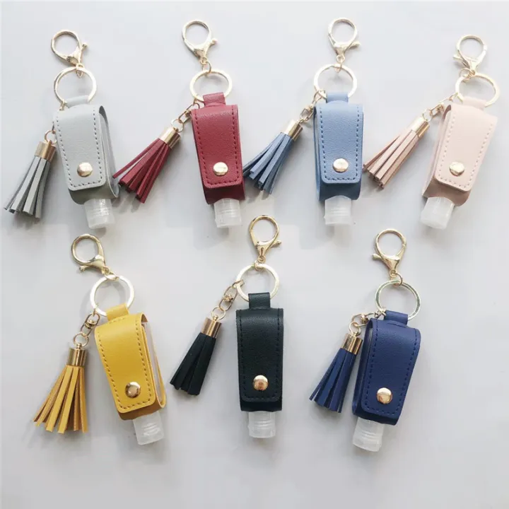 Tassel%20Hand%20Sanitizer%20Compact%20Leather%2030ML%20Keychain%20Holder%20Flip%20Travel%20Bottle%20For%20On%20The%20Go%20Traveling%20Outdoor%20Activities%20Use%20-%20Image%203