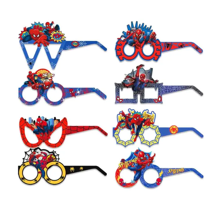 8pcs/set%20Spiderman%20Theme%20Party%20Glasses%20Super%20Hero%20Disney%20Spiderman%203D%20Paper%20Glasses%20Kids%20Boys%20Happy%20Birthday%20Party%20Decor%20Toys%20-%20Image%206