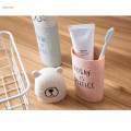 Travel Toothbrush Storage Box Holder Tooth Mug Toothpaste Towel Cup Pink.