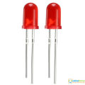 50Pcs- 5mm Colorful RED LED 5mm Round LED Light Emitting Diode Basic Red Light Bulbs For Electronics Project Indicator Front Panels LED Light DIY - Rgb Light. 