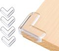 4 Pcs 1 Set Baby Safety Corner Silicon Bumper Furniture Guard / Furniture Conner Safety For Baby Child, Kids. Corner Protector( Soft & Comfortable) Import Form China. 
