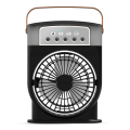 Rechargeable Air Cooler Fan With Mist Flow.