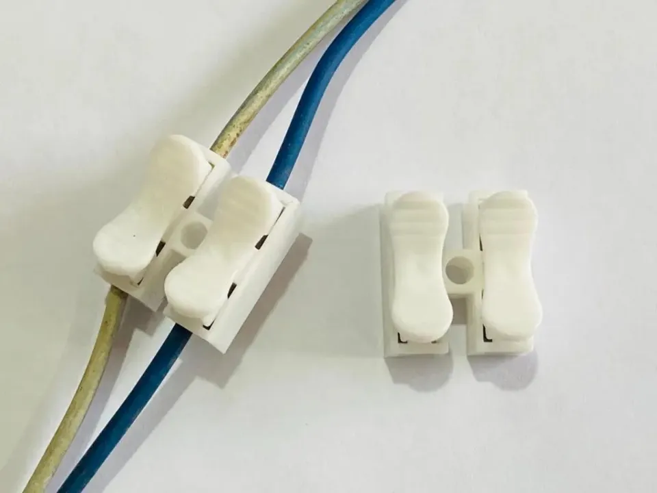 IDEAL PUSH IN ELECTRICAL WIRE CABLE LEAD CONNECTOR 2 PORT Terminal Pac - Foto 5