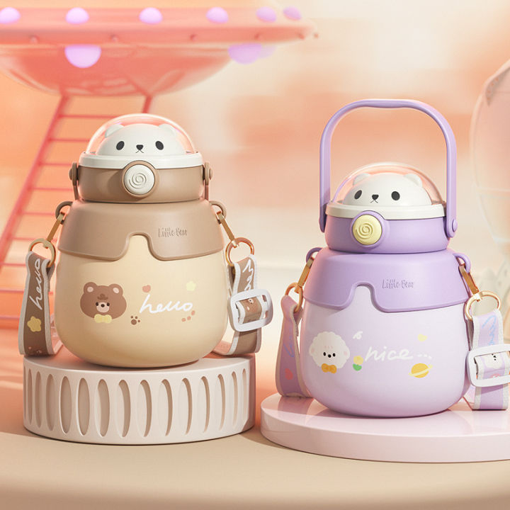 316Children's%20Thermos%20Mug%20Take%20Drinking%20Straw%20Cup%20Primary%20School%20Students%20for%20School%20Girls'%20and%20Boys'%20Baby%20Cute%20Water%20Bottle%20-%20Image%203