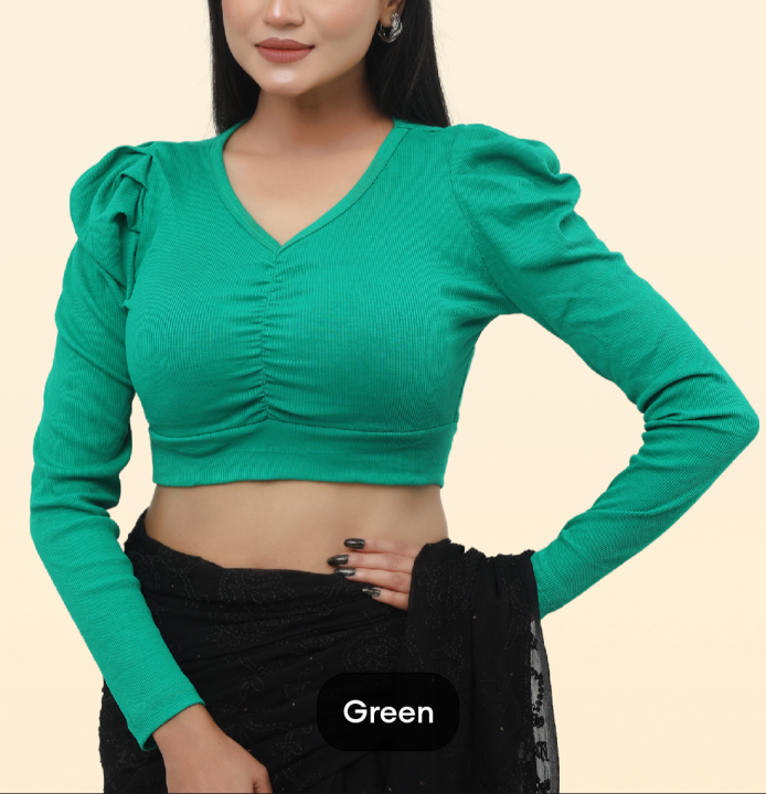 Crop%20top%20short%20body%20long%20sleeve%20fashionable%20blouse%20for%20women's.%20-%20Image%202