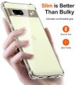 Google Pixel 7A Airbag Silicone Case Crystal Clear Soft Tpu - Transparen. 