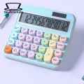 Large Button Calculator Large Display Solar-powered Calculator for Office Supplies 12-digit Desktop Calculator with Big Buttons Dual Power Source Easy-to-use Button Calculator. 