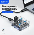 ORICO MH4UC-C3 4-Port Clear USB3.0 Hub.