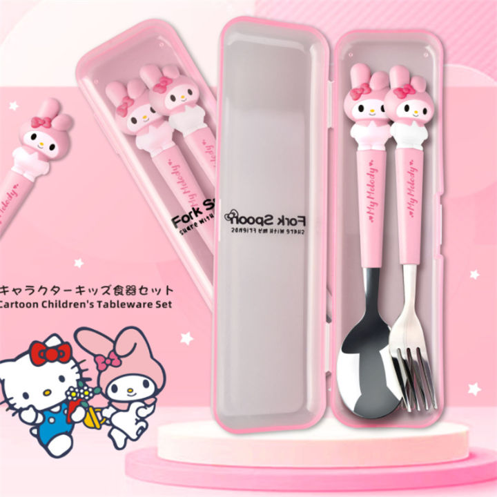 Kawaii%20Fork%20Spoon%20Set%20Cartoon%20Stainless%20Steel%20Tableware%20Cinnamoroll%20Kuromi%20Melody%20Pompompurin%20Pochacco%20Cute%20Lunch%20Spoons%20-%20Image%203
