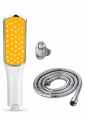 High Pressure Hand Held Shower / Hand Shower ABS Head With SS Chain and Holder. 