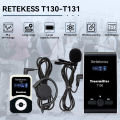 Retekess T130 99 Channel Wireless Tour Guide System Used for Hajj and Umrah, Microphone Church Translation System, for Interpretation Training Court.