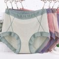 Xl-6xl Cotton Panties Women's Underwear Panty Lace Panties Plus Size High Waist Traceless Shorts Female Lingerie Briefs.