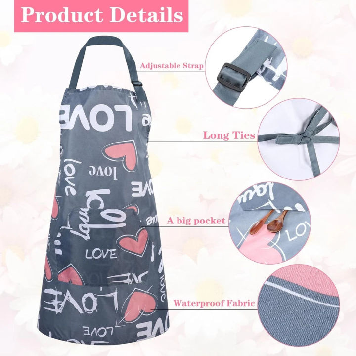 Kitchen%20new%20flower%20print%20apron%20water%20proof%20hi%20quality%20product%20man%20woman%20use%20cooking%20apron%20-%20Image%203