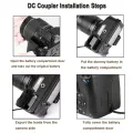 ACK-E12 USB Power Cord LP-E12 Dummy Battery Kit for Canon EOS M50 Mark II, EOS M, EOS M2, EOS M10, EOS M50, EOS M100 M200 Camera. 