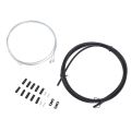 New Bike Brake Cable Set Bicycle Shifter Cable Housing Kit With Brake Levers End.