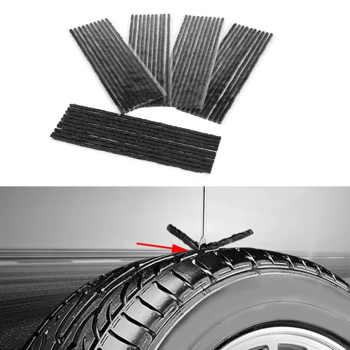 50Pcs%20Car%20Bike%20Tyre%20Tubeless%20Seal%20Strip%20Plug%20Tire%20Puncture%20Repair%20Kit%20-%20Image%207