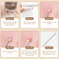 2 in 1 Blackhead Remover, Comedone Pimple Extractor Tool Double Ended Acne Needle Acne Removal Kit with Protective Cover. 