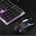 Wired LED Keyboard and Mouse Gaming Combo Set Mechanical Backlit Gaming Keyboard.
