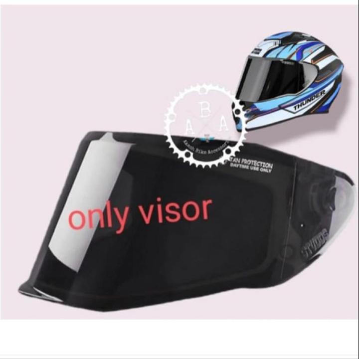 Studds Thunder Helmet Visor-Black Ismoki Visor Daraz