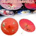 Chinese Traditional Silk Oil Paper Umbrella Female Photography Props Dance Lightweight Shoots Dancing Umbrella Parasol Prop H6m0.