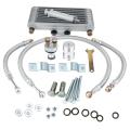 Motorcycle Engine Oil Cooler Cooling Radiator Kit 125Ml Aluminum Silver for Honda CB CG Engine. 