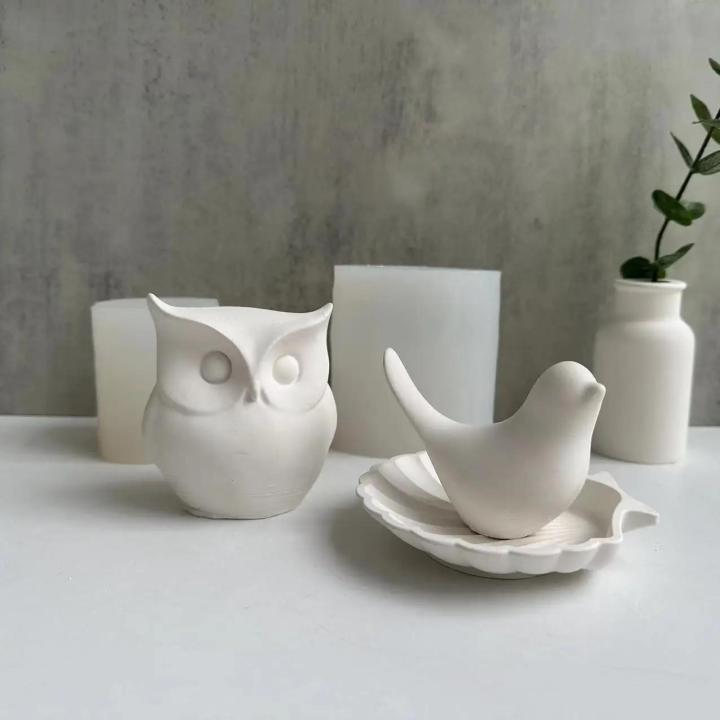 Bird%20Owl%20Simple%20Candle%20Silicone%20Mold%20Homemade%20Ice%20Tray%20Aromatherapy%20Gypsum%20Soap%20Resin%20Epoxy%20Mould%20Home%20Decor%20Wedding%20Souvenir%20-%20Image%204