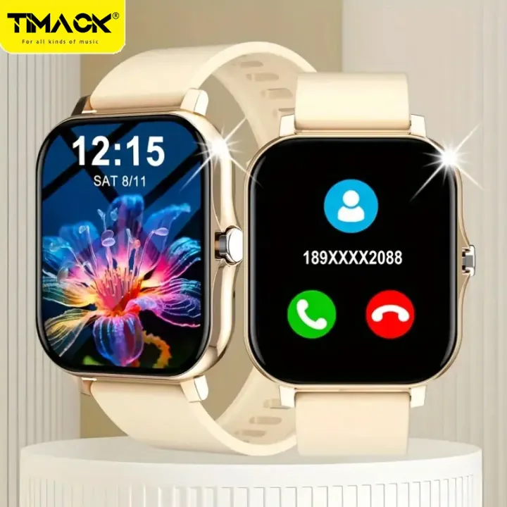 Timack%C2%AE%20New%20Women%20Bluetooth%20Call%20Smart%20Watch%20HeartRate%20Blood%20Pressure%20Monitoring%20Smartwatches%20Waterproof%20Men%20Smartwatch%20For%20Samsung%20IOS%20-%20Image%202