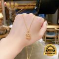 Star Point Titanium Steel Real Gold Electroplating Neckless for Women. 