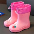 Lightweight Rubber Non-Slip Rain Boots Kids High Quality Waterproof Rain Shoes Baby Boys Girls Water Shoes Children Rainboots.