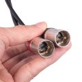 3.5mm Stereo Female Jack to Dual-XLR 3 Pin Male Plug Y Splitter OFC Aux Audio Cable Three-Core Audio Adapter Cable. 