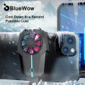 BlueWow F15 Universal Phone Cooling Fan Mobile Phone Radiator Rechargeable Folding Game Cooler Phone Cool Heat Sink. 