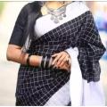 Black Colour Dhupyan Saree For women.
