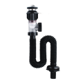 Wash Basin Water Pipe Anti-Odor Anti-Blocking Universal Basin Water Set Washbasin Horizontal Wall Row to Save Space. 