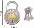 Aryan Active Double Locking 66mm 8 Lever Indian Pad Lock. 