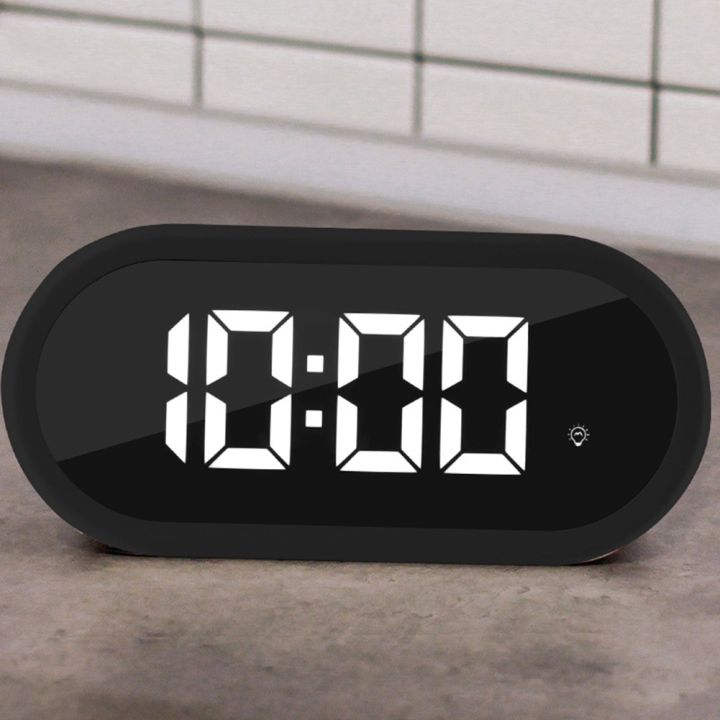 Digital%20Alarm%20Clock%20with%20Large%20LED%20Display,%20Portable%20Bedside%20Clock%20with%20Fully%20Adjustable%20Dimmer,%2012/24H,%20Snooze%20White%20-%20Image%203