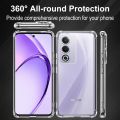Oppo A80/A3 Pro 5G Premium Silicone Case Crystal Clear Soft TPU Ultra-Thin Transparent Flexible Mobile Phone Back Cover.