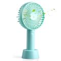 Mini Portable Fan Battery Operated, Powerful USB Table Fan, 3 Speed Quiet Rechargeable Fan with Less Vibration,  Personal Mini Fan for Home Office Stroller Camping (Black). 