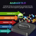 Smart Android TV Box Mortal Q1 AllwinnerH313 Google Voice Yuotube 4K HDR10 2.4G/5G WiFi BT5.0 16G Video Set Top Box Media Player.