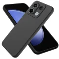 Xiaomi Redmi Note 13 Pro 5G/Poco X6 5G Black Soft Liquid Silicone Flexible Case - Phone Back Cover.
