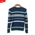 Womens Knitted Long Sleeve Striped Crew Neck Sweater Pullover Tops Jumpers For  Ladies From Levin. 