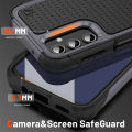 Anti-fall 2 in 1 Heavy Duty Armor Case For Samsung Galaxy A14 5G Phone Case Shockproof Soft Casing Hard Back Cover.