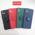 【Solo Yolo】Applicable Brand OPPO Model A96-4G Lens All-Inclusive Ring Bracket Phone Case Solid Color Oil Injection Skin Feeling. 