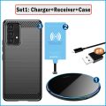 Qi Wireless Charger Receiver for Samsung Galaxy A13 A23 A33 A53 A73 5G Wireless Charging Adapter USB Type-C Connector. 
